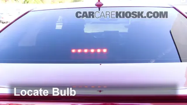 2010 Lexus HS250h Premium 2.4L 4 Cyl. Luces Luz de freno central (reemplazar foco)